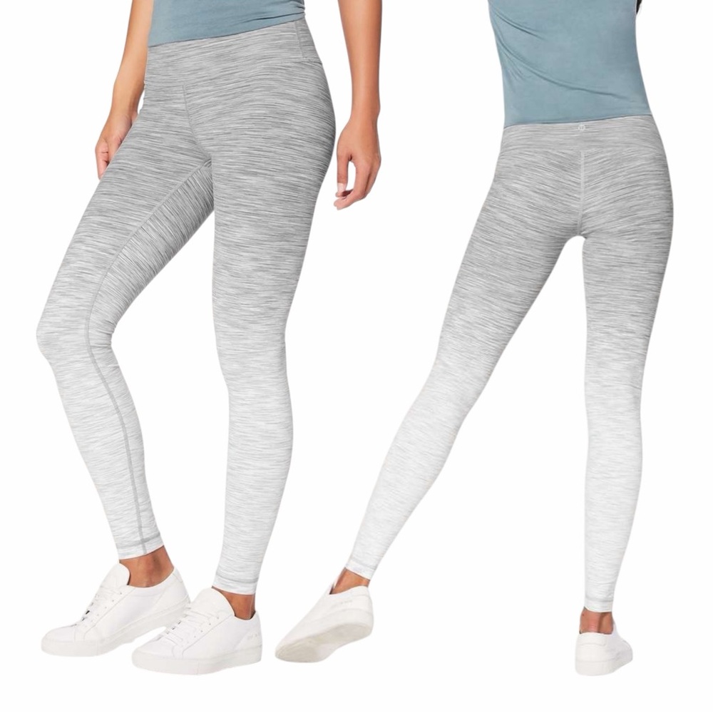 Lululemon Wunder Under High Rise Tight Ombré Melange Full On Luon 28” Leggings